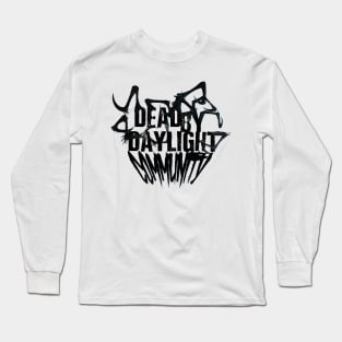 Dead By Daylight Community Logo - Black Long Sleeve T-Shirt